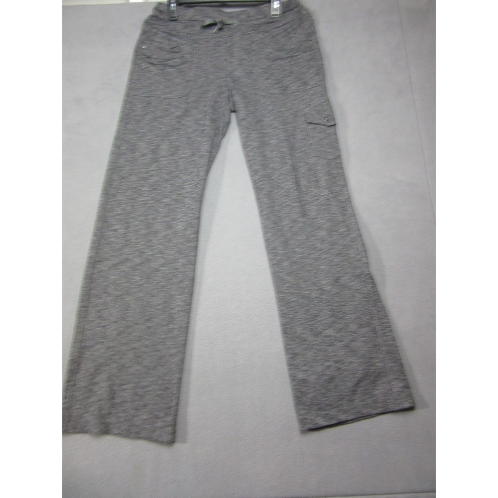 Kuhl Pants Womens 12 Gray Heather Wide Leg Mid Rise Outdoor Casual Athleisure